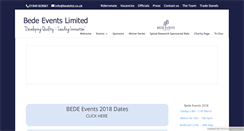 Desktop Screenshot of bede-events.co.uk