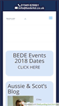 Mobile Screenshot of bede-events.co.uk